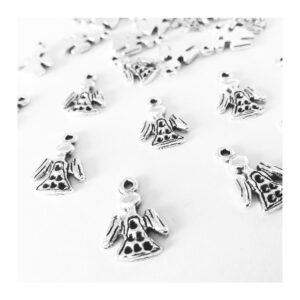 20 Dijes angelitos comunion bautismo pequeño 1,1 cm x 1,5 cm
