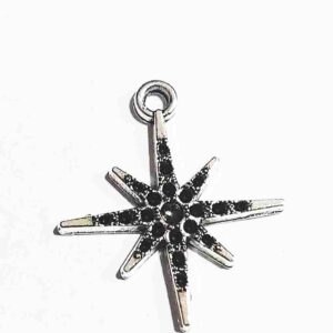 50 Dijes Estrella Estrellita Fugaz 2,1 Cm X 1,8 Cm